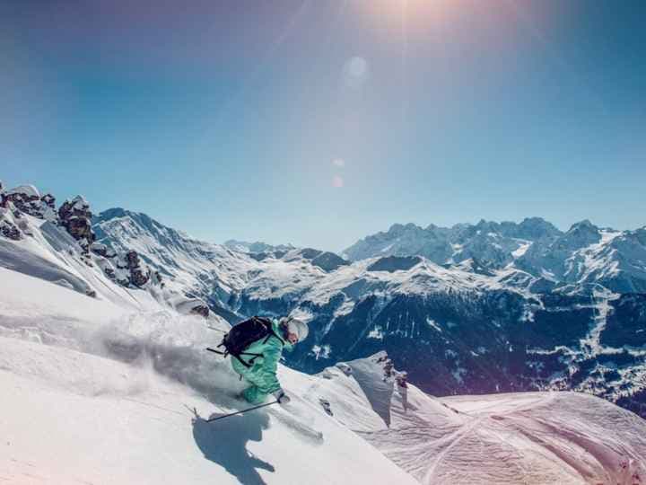 Off-piste in Val d'Anniviers