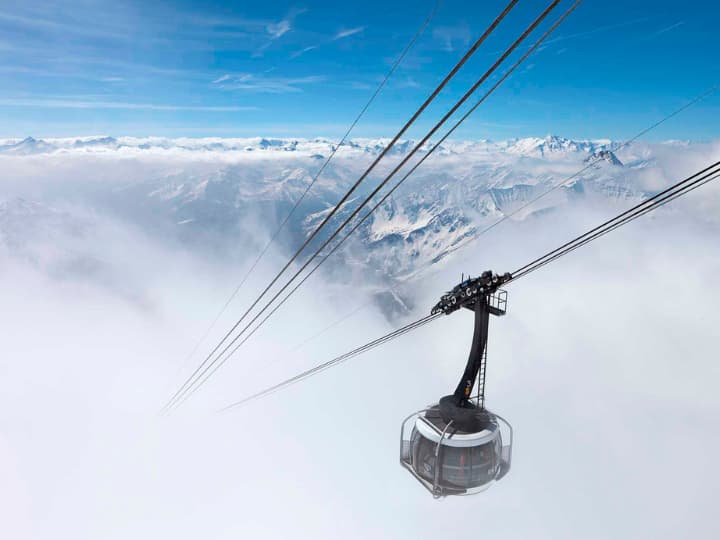 Skyway Cable Car in Courmayeur