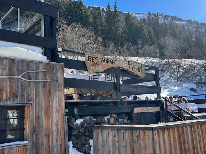 Belliou la Fumée restaurant Les Arcs