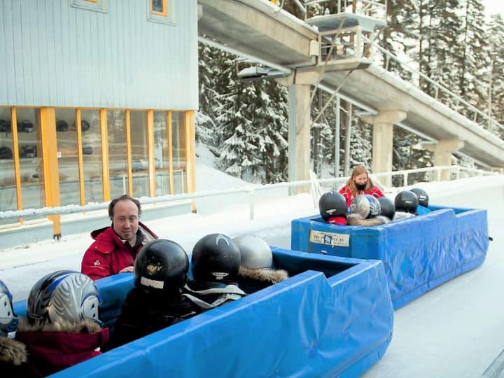 Bobsleighing in Hafjell