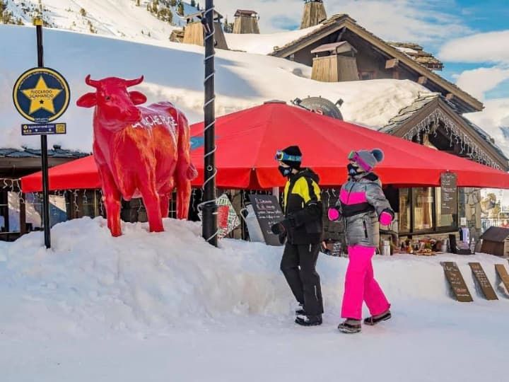 La Vache Rouge Restaurant Les Arcs