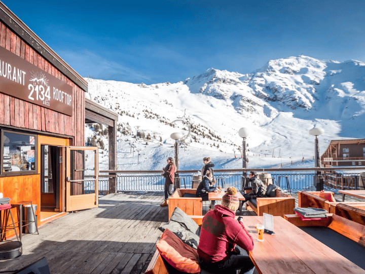 Le 2134 Rooftop Restaurant Les Arcs