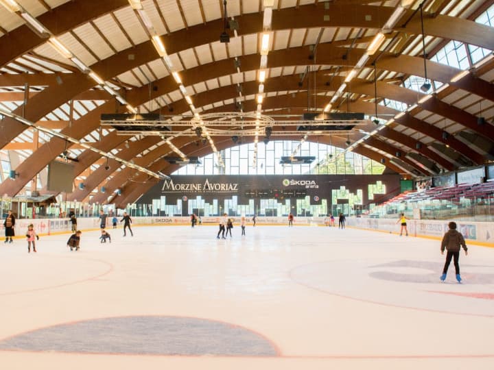 Ice Skating in Morzine 