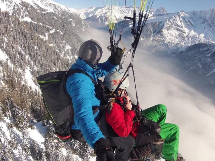 Paragliding in Chamonix 