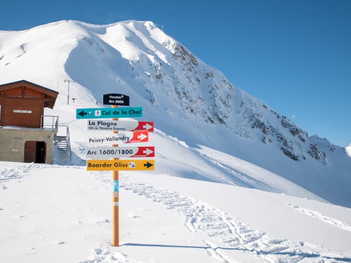 Plan Bois in Les Arcs. 