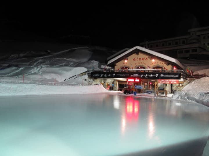 Ice Skating in Cervinia