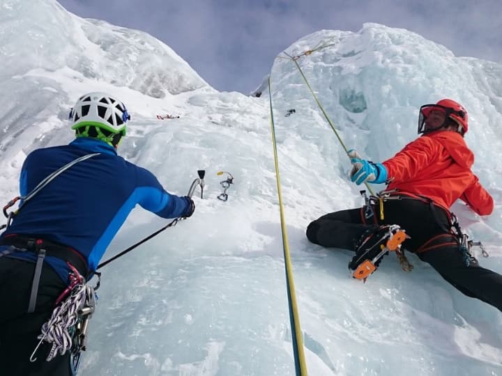 Ice Climbing in Courchevel