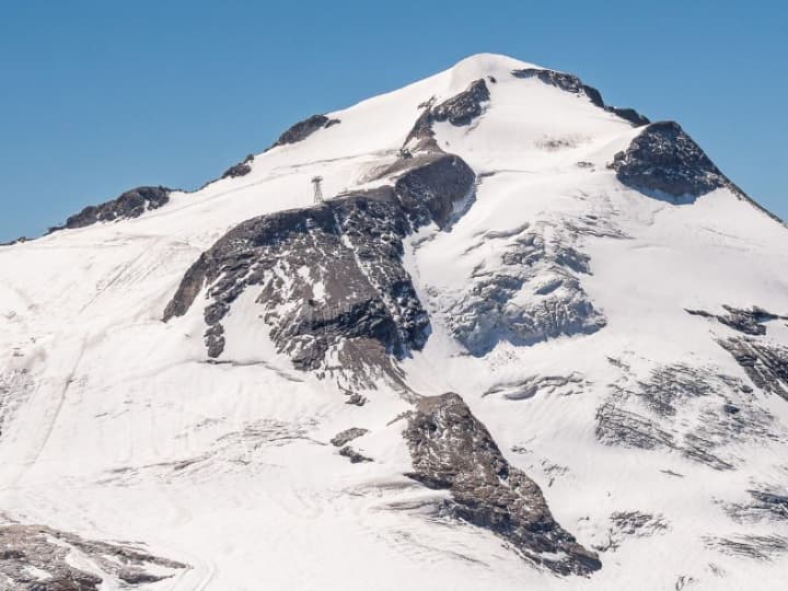 Glacier in Tignes.