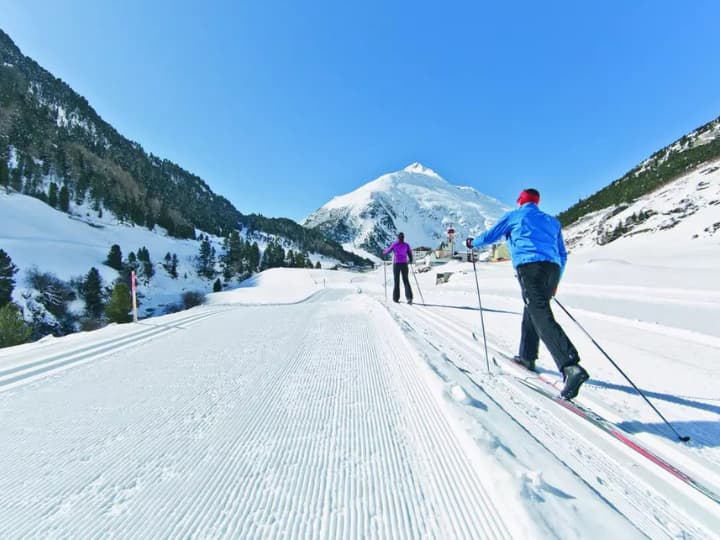 Cross-Country Skiing in Obergurgl