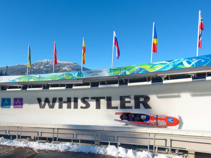Olympic Bobsleigh in Whistler
