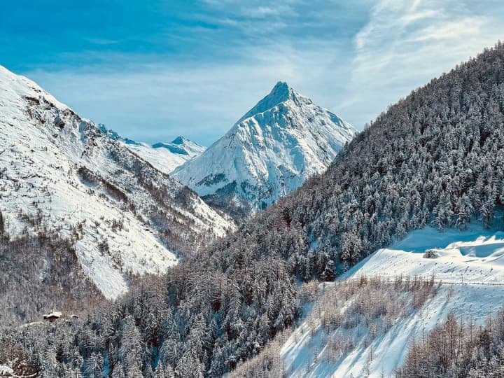 Snow in Saas Fee