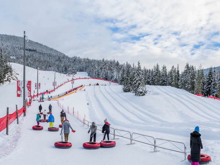 Bubly Tube Park in Whistler 