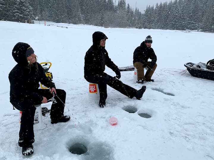 Ice Fishing in Whistler